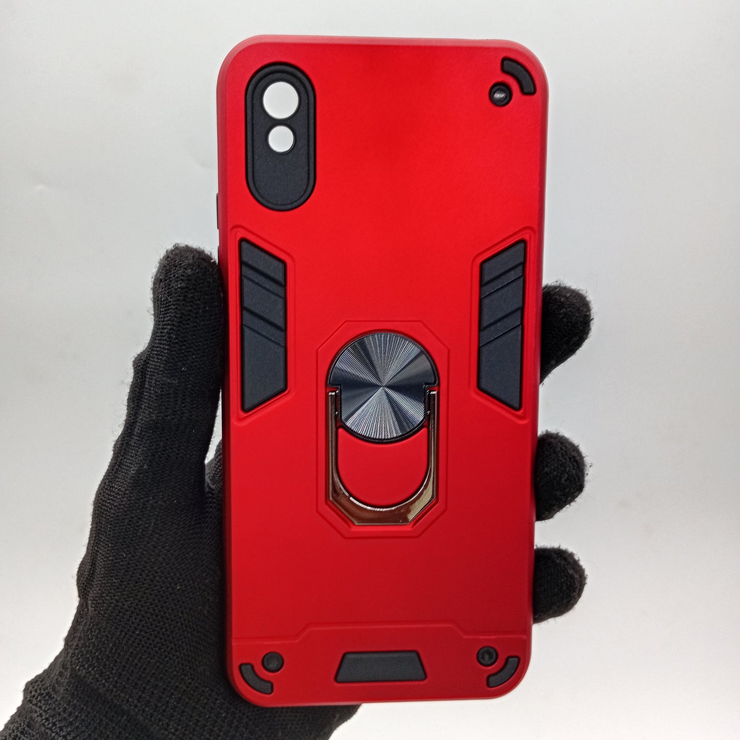 Redmi 9A Hard PC Case with ring holder Shockproof Slim back Cover