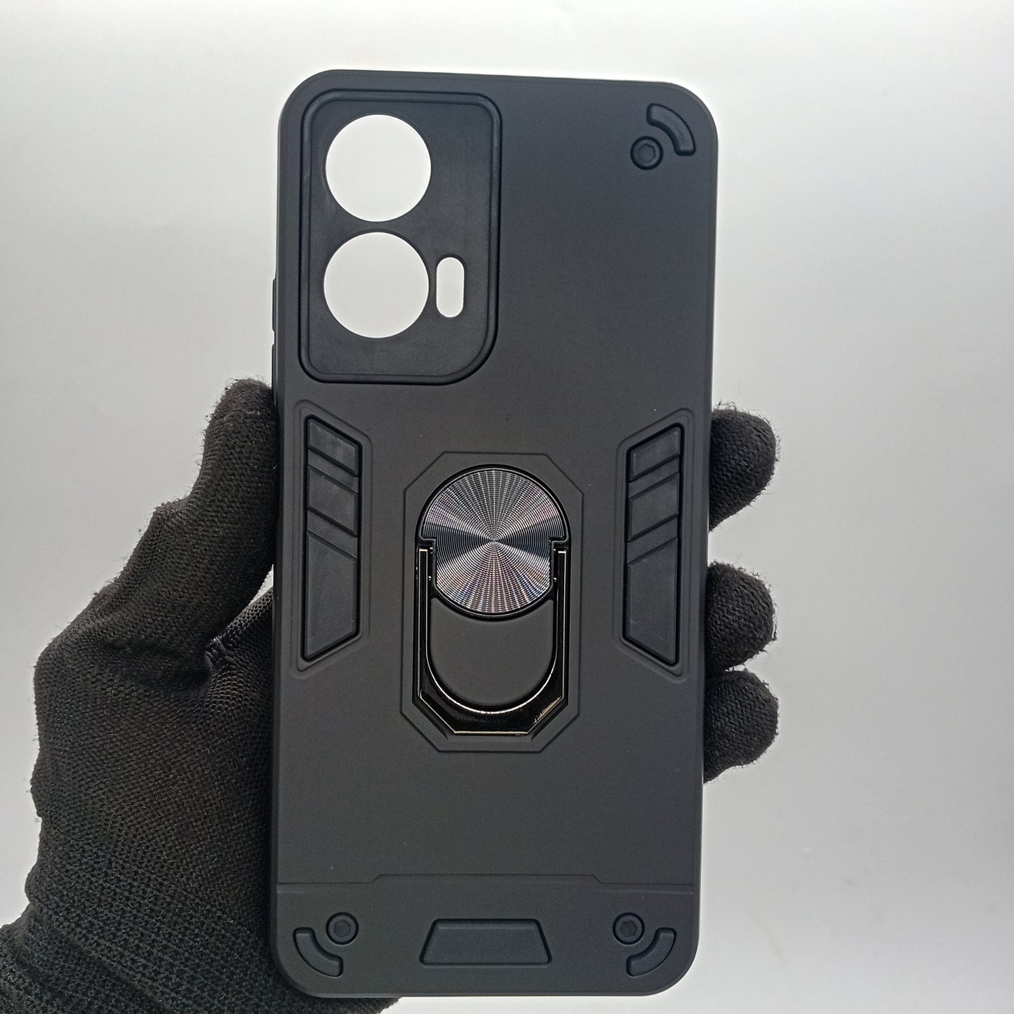 Motorola G35 Hard PC Case with ring holder Shockproof Slim back Cover