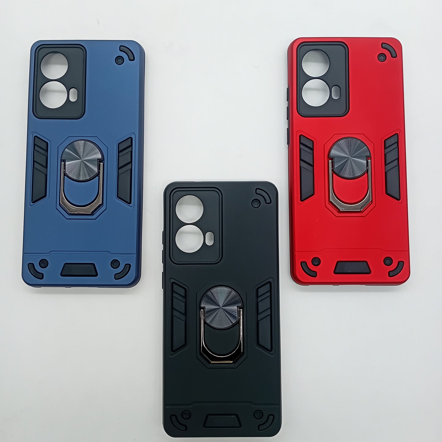 Motorola G85 Hard PC Case with ring holder Shockproof Slim back Cover