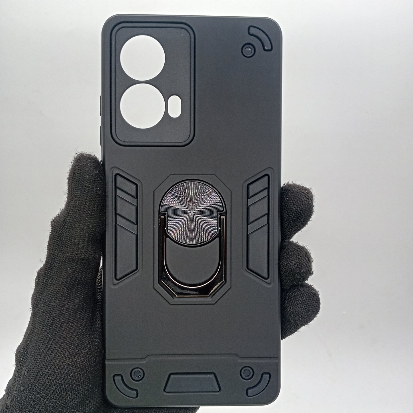 Motorola G85 Hard PC Case with ring holder Shockproof Slim back Cover