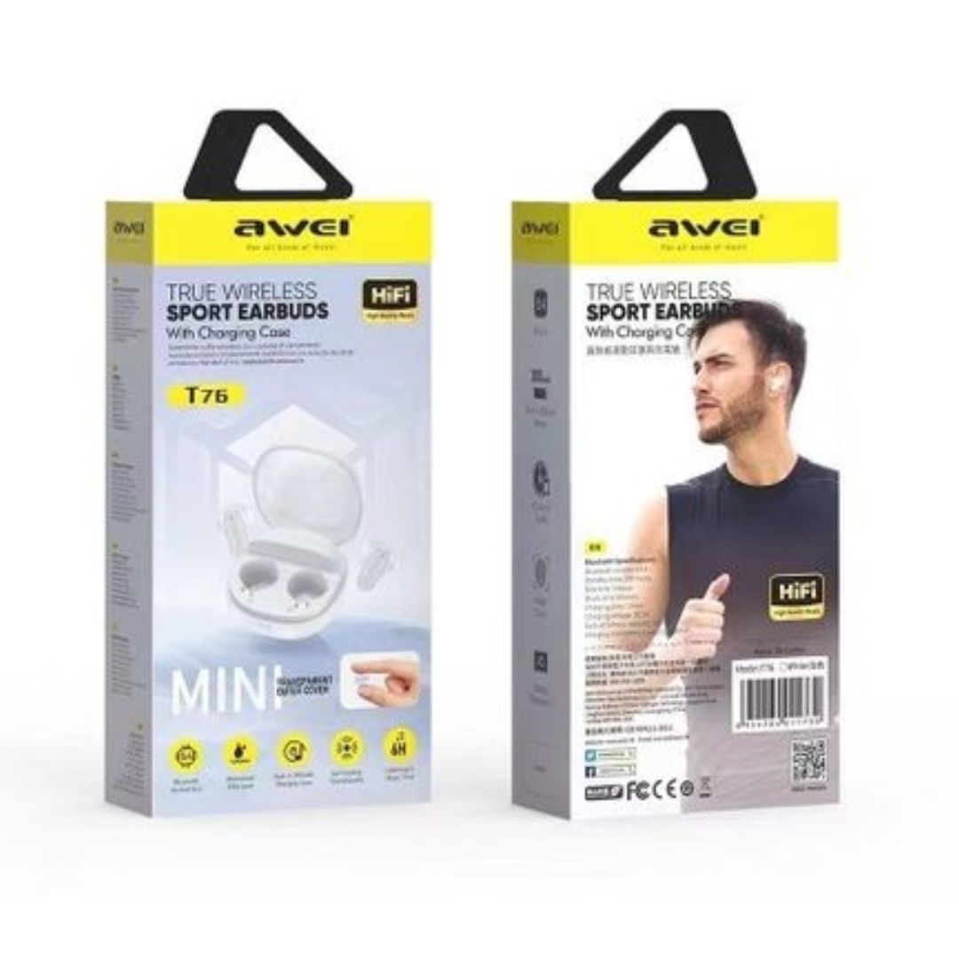 AWEI T76 TWS Bluetooth Earbuds