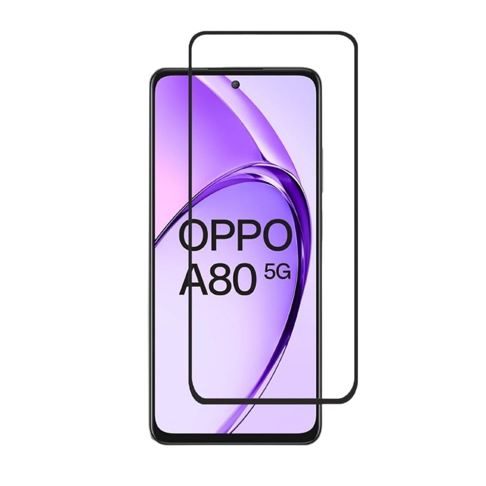OPPO A80 Tempered Glass Screen Protector 9H HD Ultra Clear Anti-Scratch Bubble-Free Easy Apply Tempered Glass