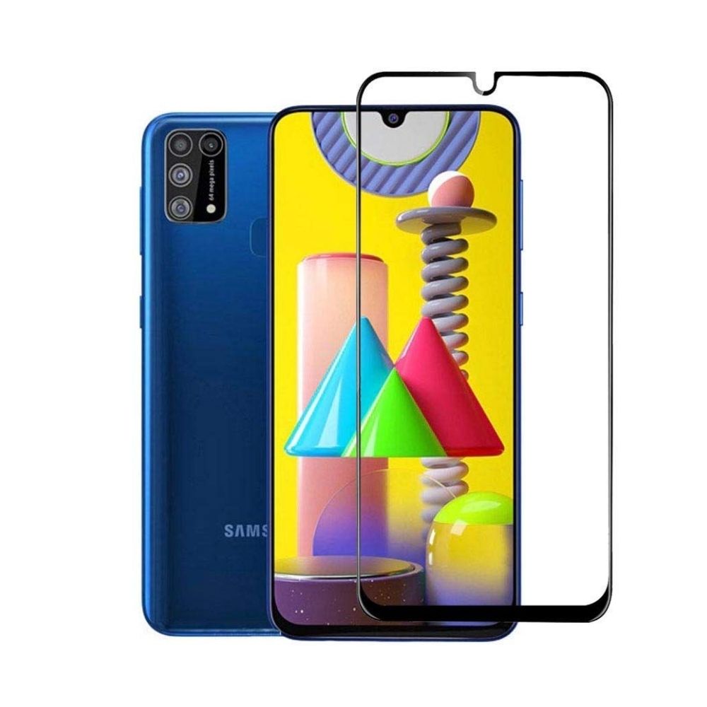 Samsung M31 Tempered Glass Screen Protector 9H HD Ultra Clear Anti-Scratch Bubble-Free Easy Apply Tempered Glass