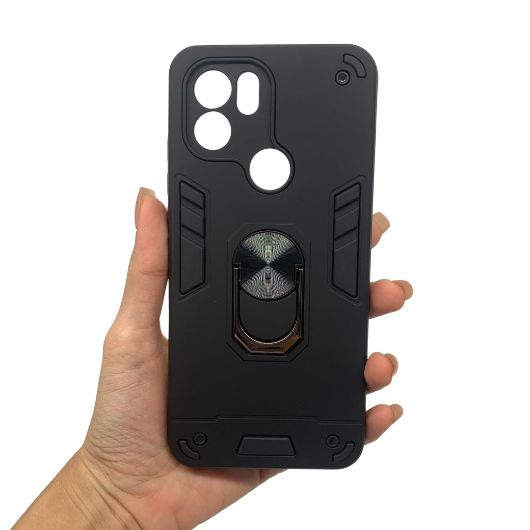 Redmi A1 Plus Hard PC Case with ring holder Shockproof Slim back Cover