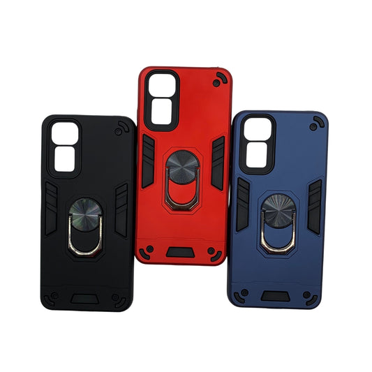 Redmi Note 11 Hard PC Case with ring holder Shockproof Slim back Cover