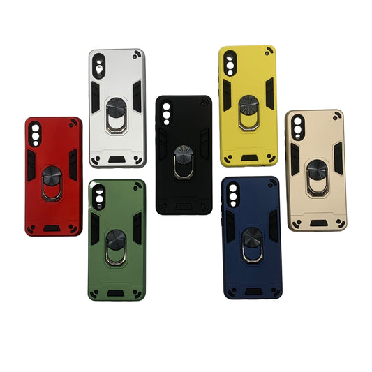 Samsung A02 / M02 Hard PC Case with ring holder Shockproof Slim back Cover