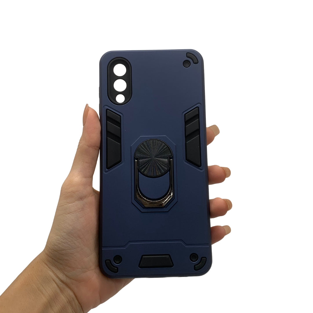 Samsung A02 / M02 Hard PC Case with ring holder Shockproof Slim back Cover