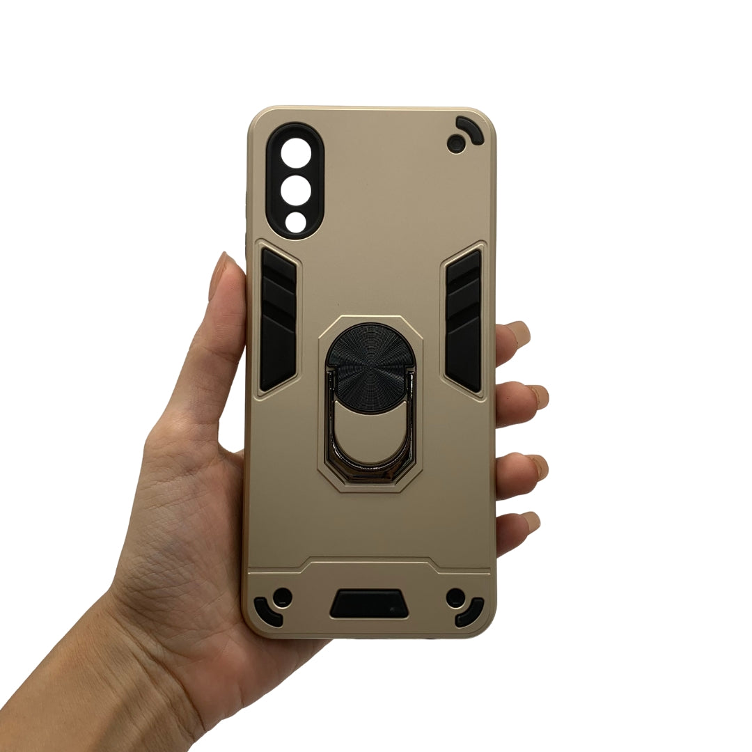 Samsung A02 / M02 Hard PC Case with ring holder Shockproof Slim back Cover