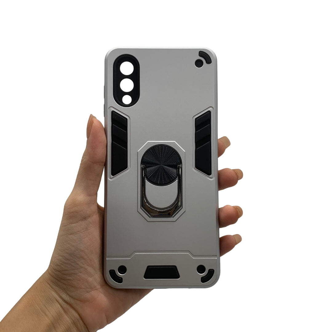 Samsung A02 / M02 Hard PC Case with ring holder Shockproof Slim back Cover