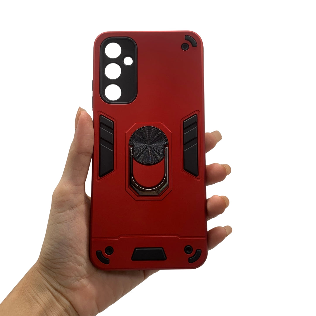 Samsung A05s Hard PC Case with Metal ring holder Shockproof Slim back Cover