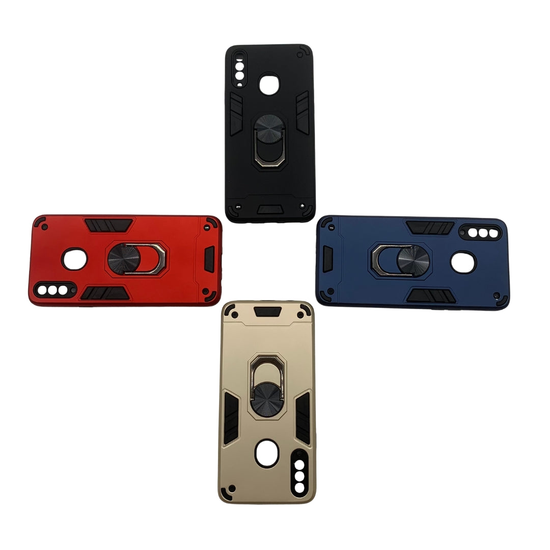 Samsung A20s Hard PC Case with ring holder Shockproof Slim back Cover