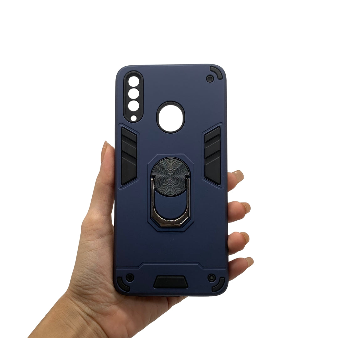 Samsung A20s Hard PC Case with ring holder Shockproof Slim back Cover