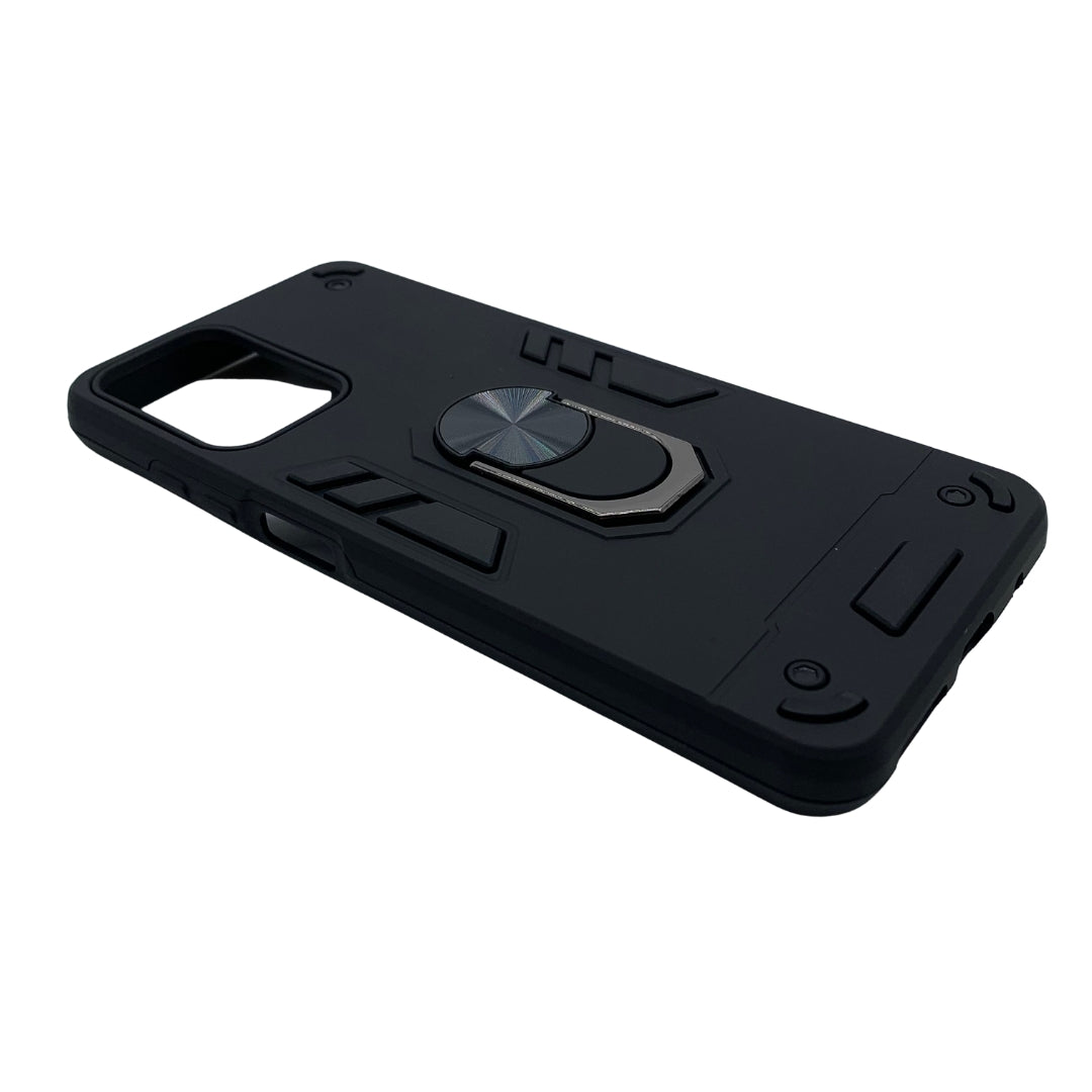 Motorola Moto G04 Hard PC Case with ring holder Shockproof Slim back Cover