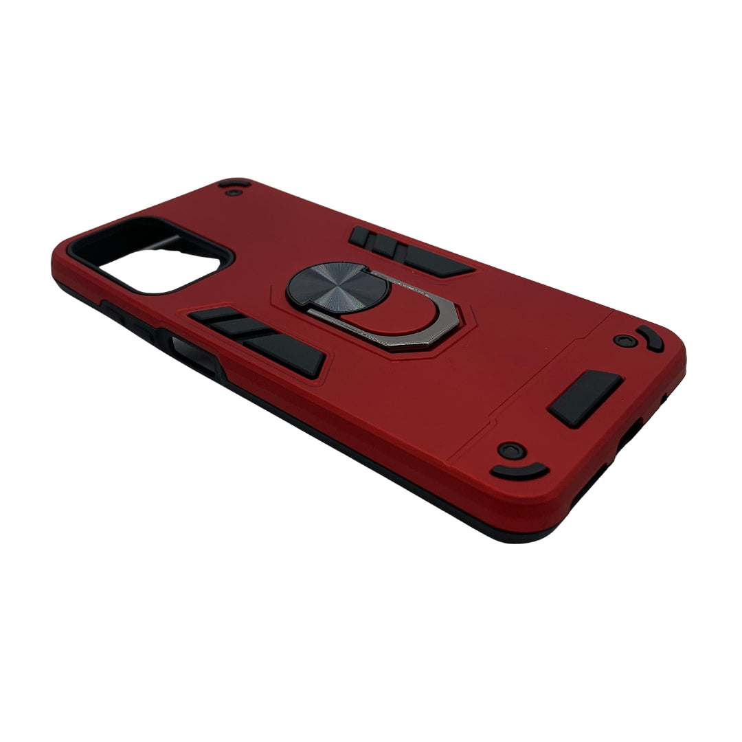 Motorola Moto G04 Hard PC Case with ring holder Shockproof Slim back Cover