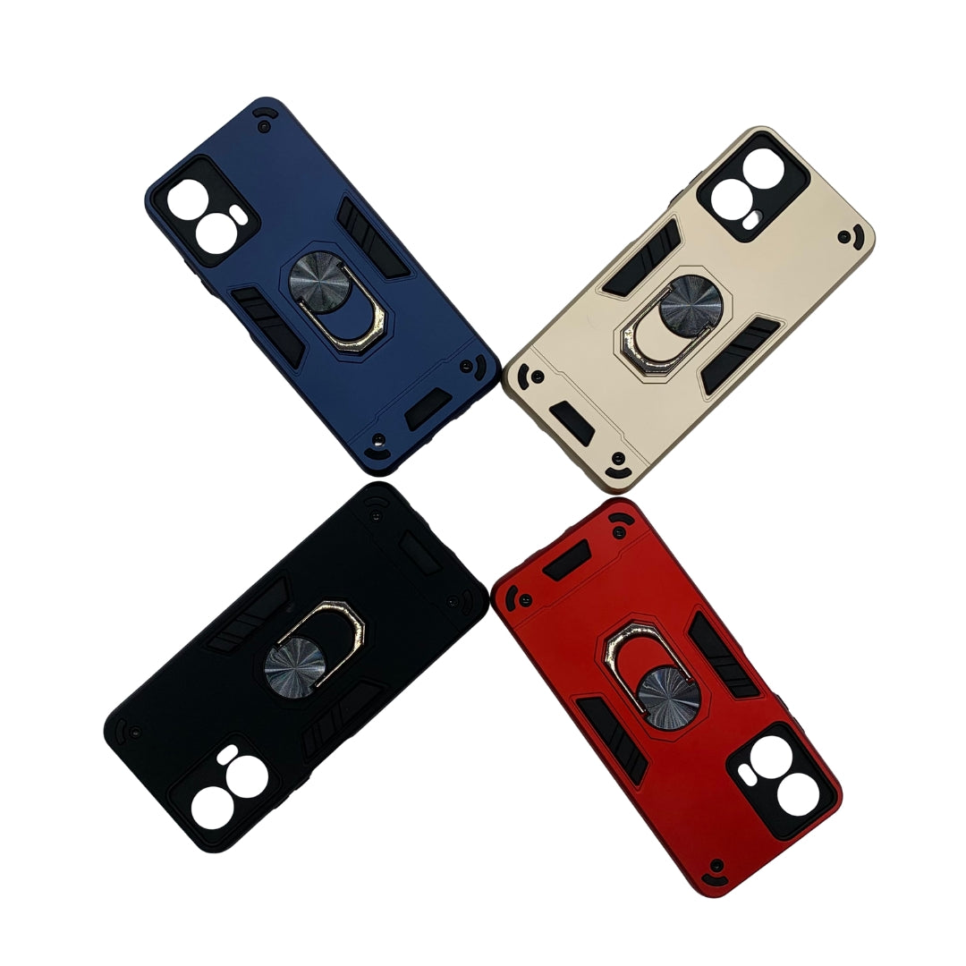 Motorola Moto G24 Power Hard PC Case with ring holder Shockproof Slim back Cover