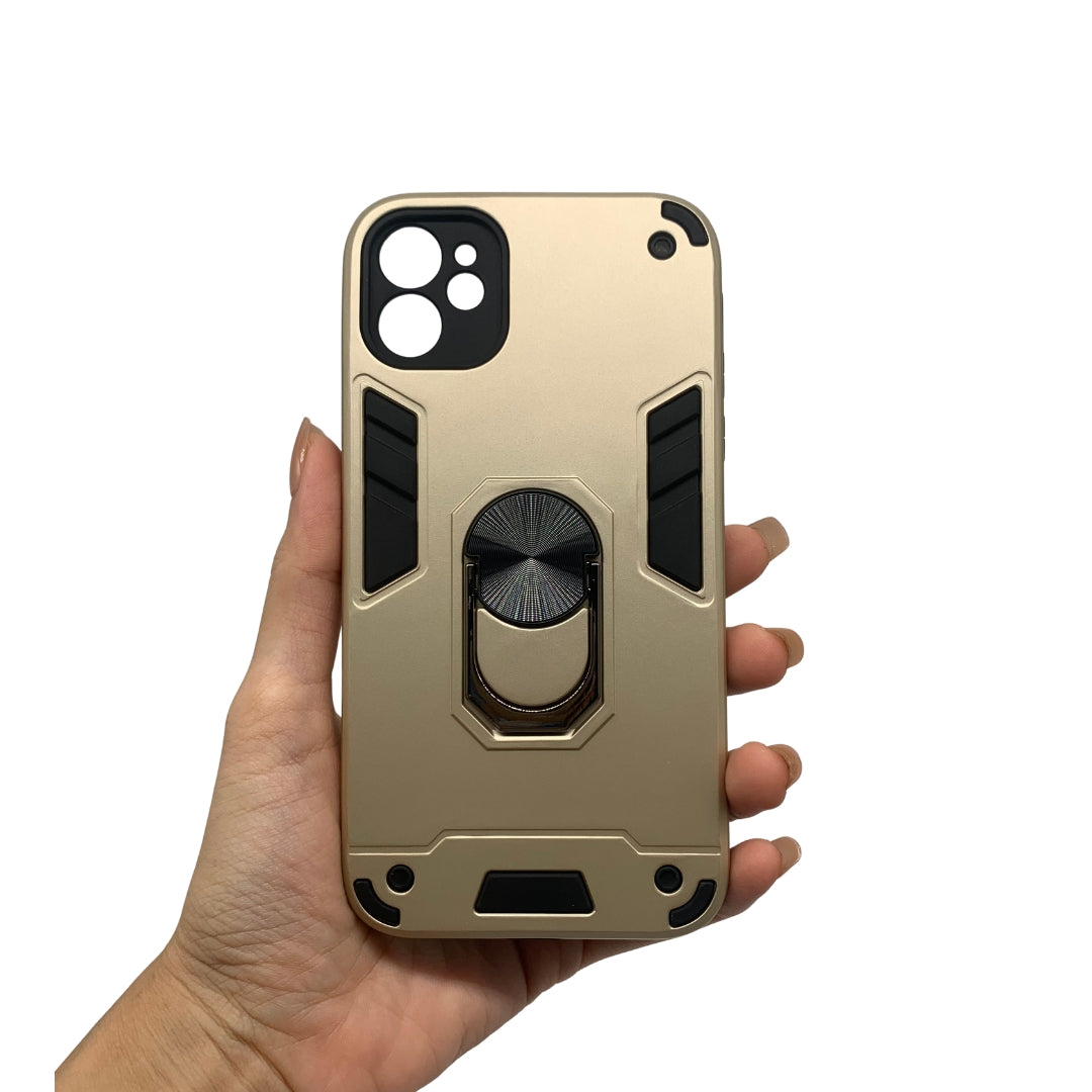iPhone 11 Hard PC Case with ring holder Shockproof Slim back Cover
