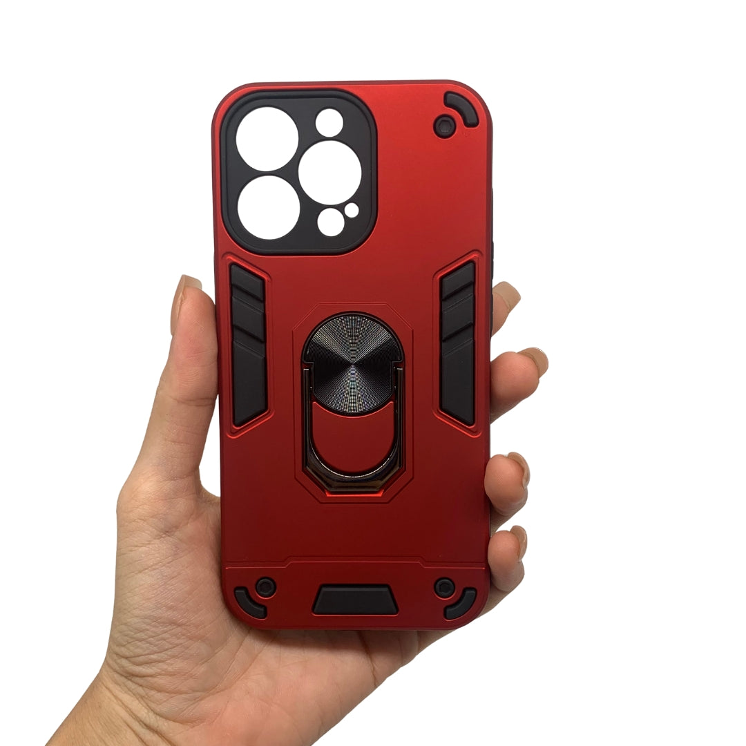 iPhone 13 Pro Hard PC Case with ring holder Shockproof Slim back Cover