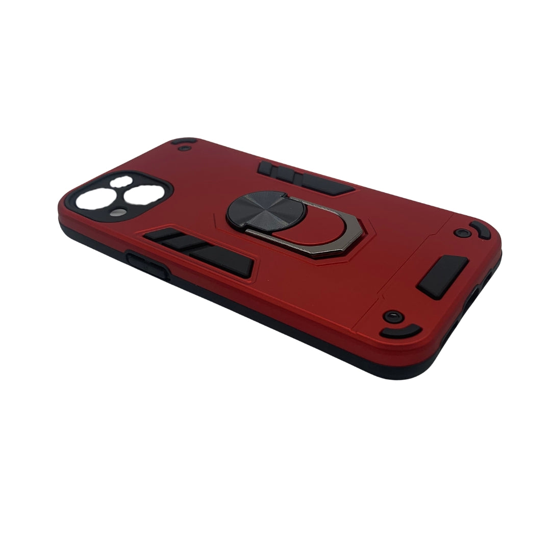 iPhone 13 Hard PC Case with ring holder Shockproof Slim back Cover