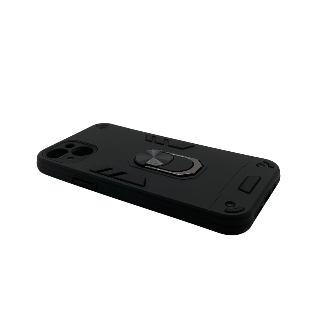iPhone 14 Plus Hard PC Case with ring holder Shockproof Slim back Cover