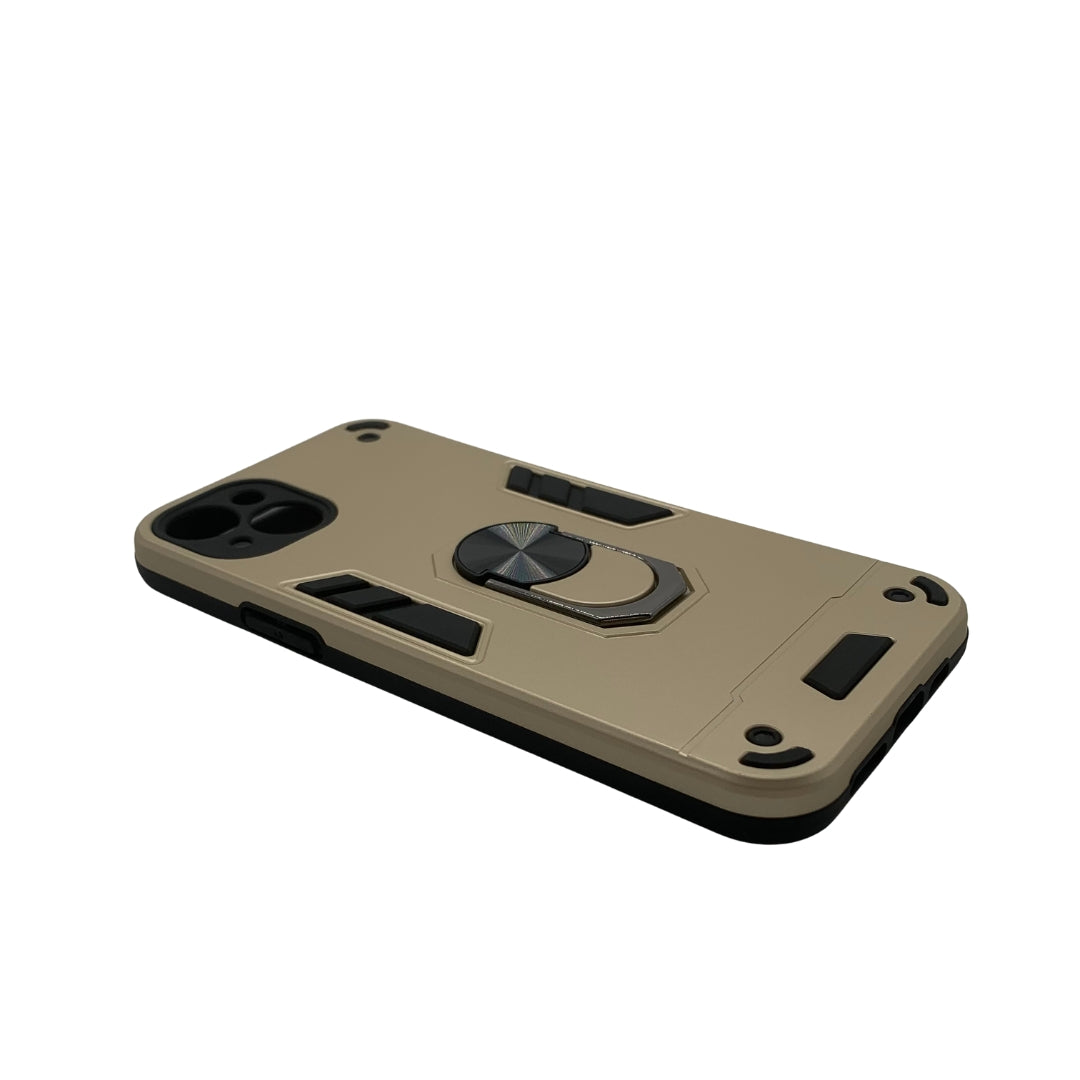 iPhone 14 Plus Hard PC Case with ring holder Shockproof Slim back Cover