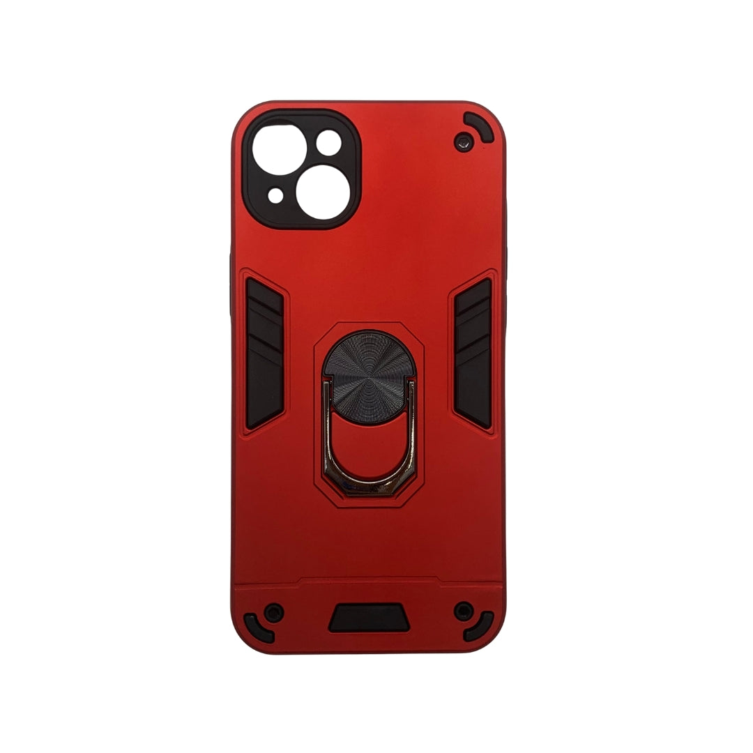 iPhone 14 Plus Hard PC Case with ring holder Shockproof Slim back Cover