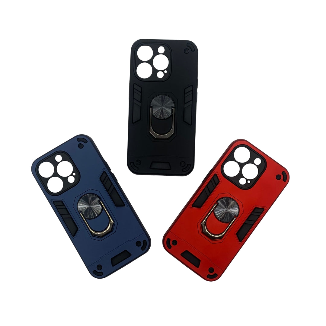 iPhone 14 Pro Hard PC Case with ring holder Shockproof Slim back Cover