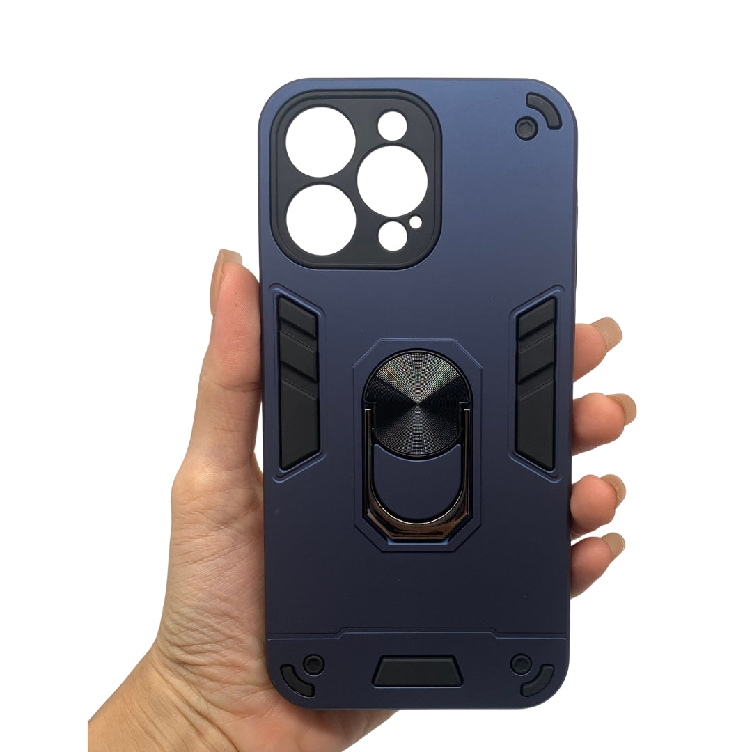 iPhone 15 Pro Max Hard PC Case with ring holder Shockproof Slim back Cover