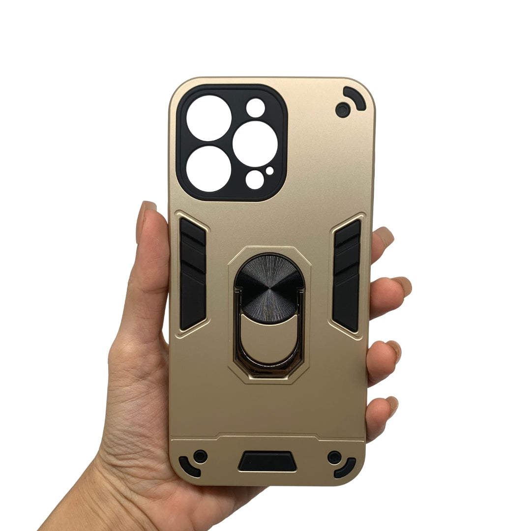 iPhone 15 Pro Max Hard PC Case with ring holder Shockproof Slim back Cover