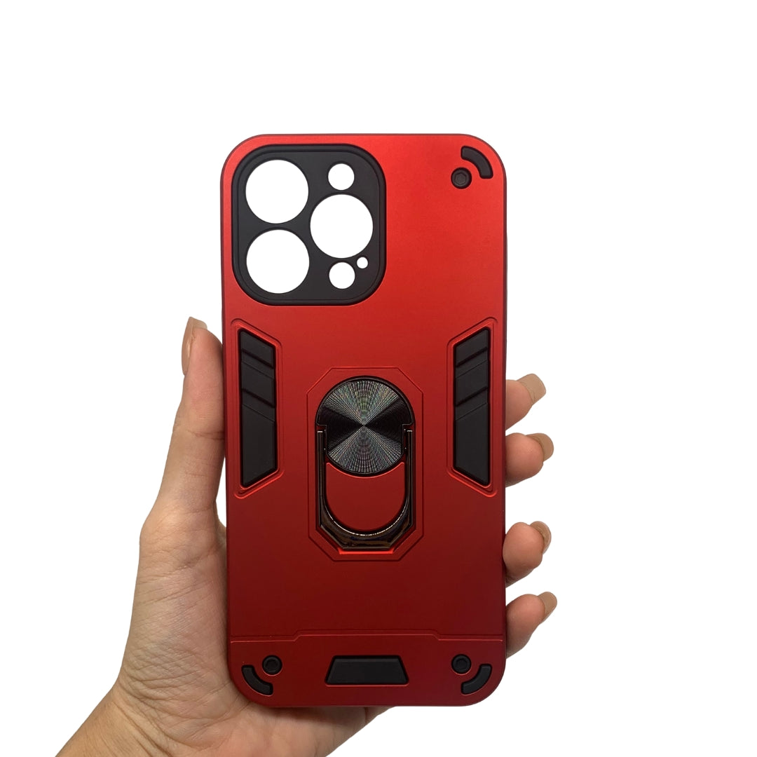 iPhone 15 Pro Max Hard PC Case with ring holder Shockproof Slim back Cover