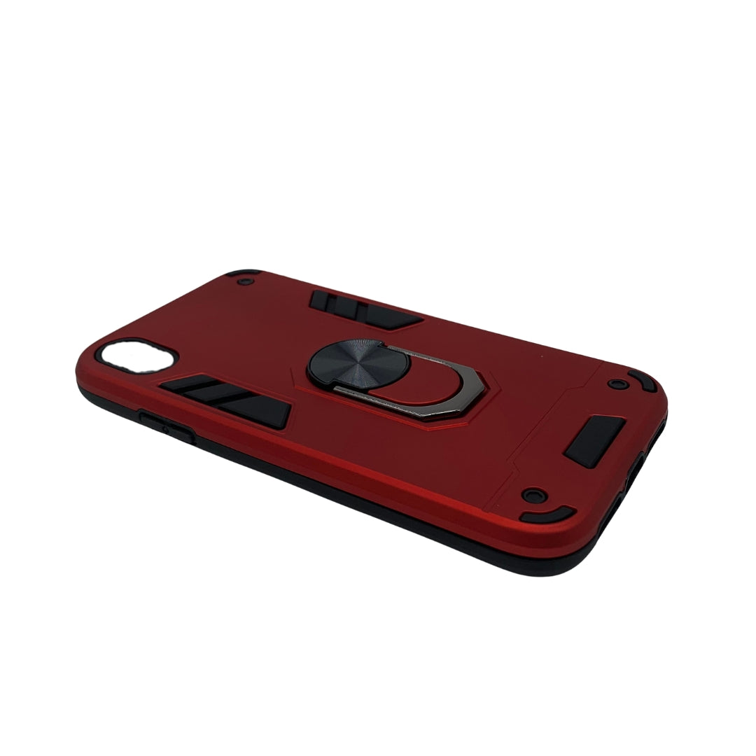 iPhone XR Hard PC Case with ring holder Shockproof Slim back Cover