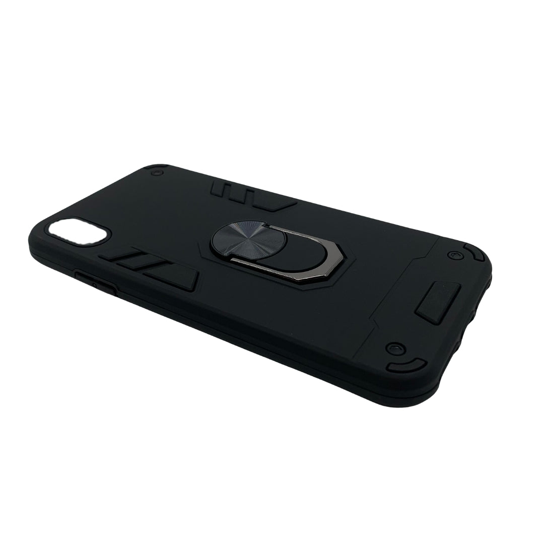 iPhone Xs Max Hard PC Case with ring holder Shockproof Slim back Cover