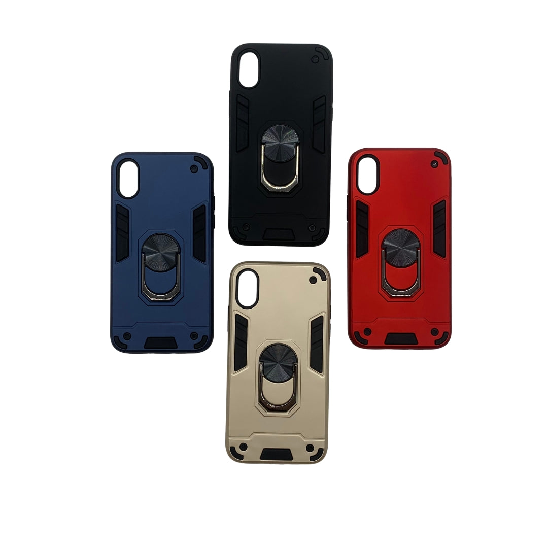 iPhone X / XS Hard PC Case with ring holder Shockproof Slim back Cover