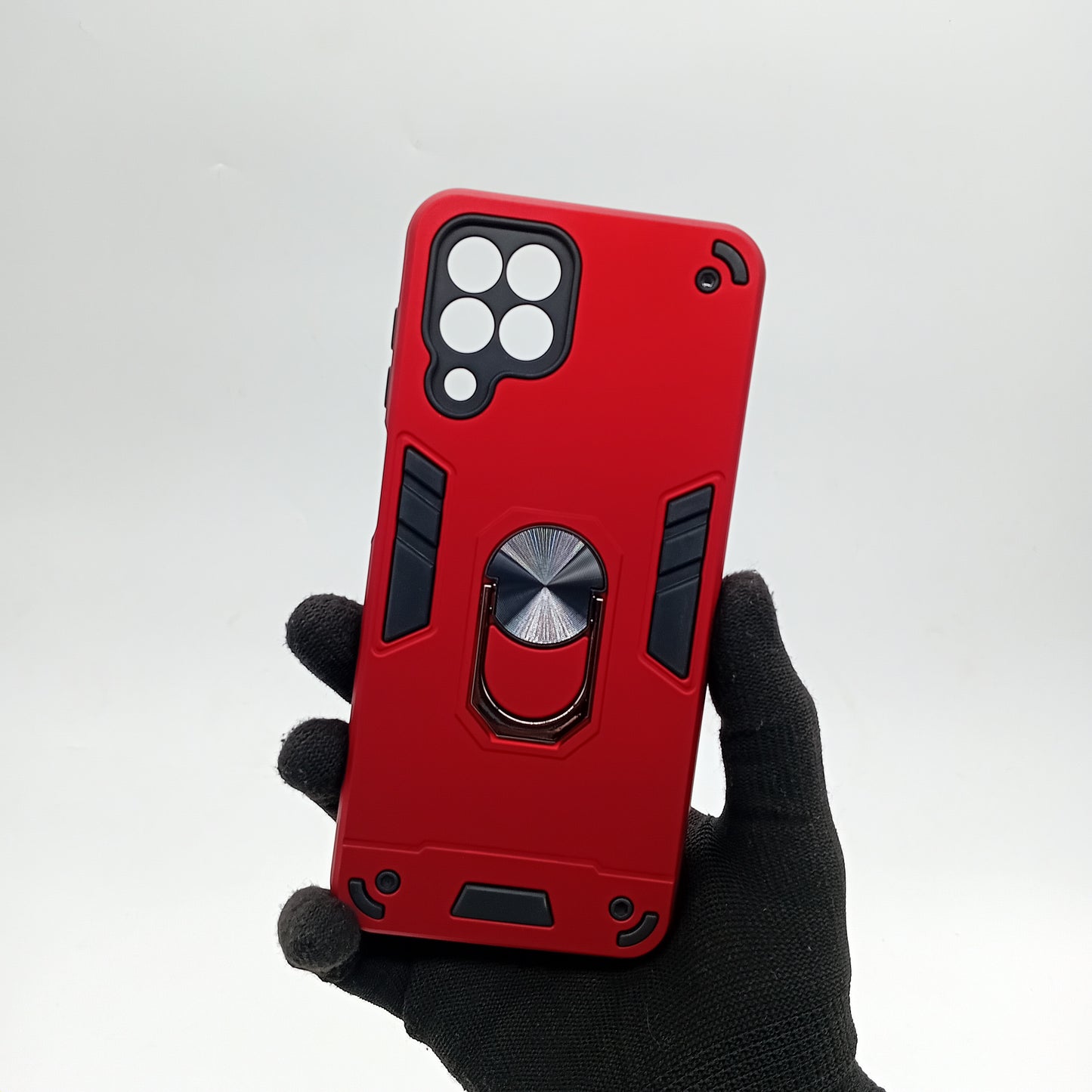 Samsung M33 5G Hard PC Case with ring holder Shockproof Slim back Cover