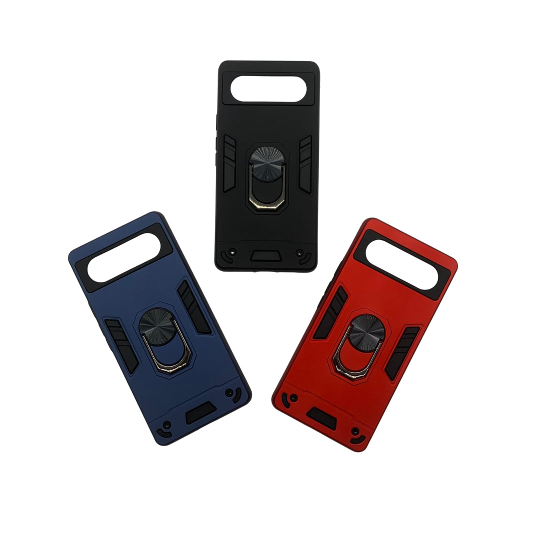 Google Pixel 6 Hard PC Case with ring holder Shockproof Slim back Cover