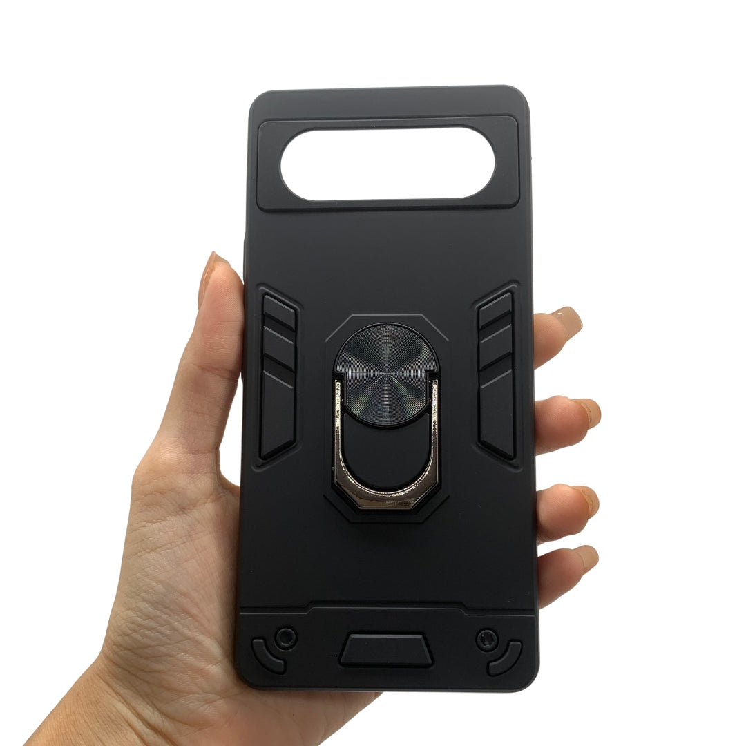 Google Pixel 6 Hard PC Case with ring holder Shockproof Slim back Cover