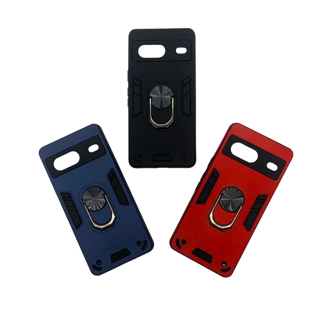 Google Pixel 7 Hard PC Case with ring holder Shockproof Slim back Cover