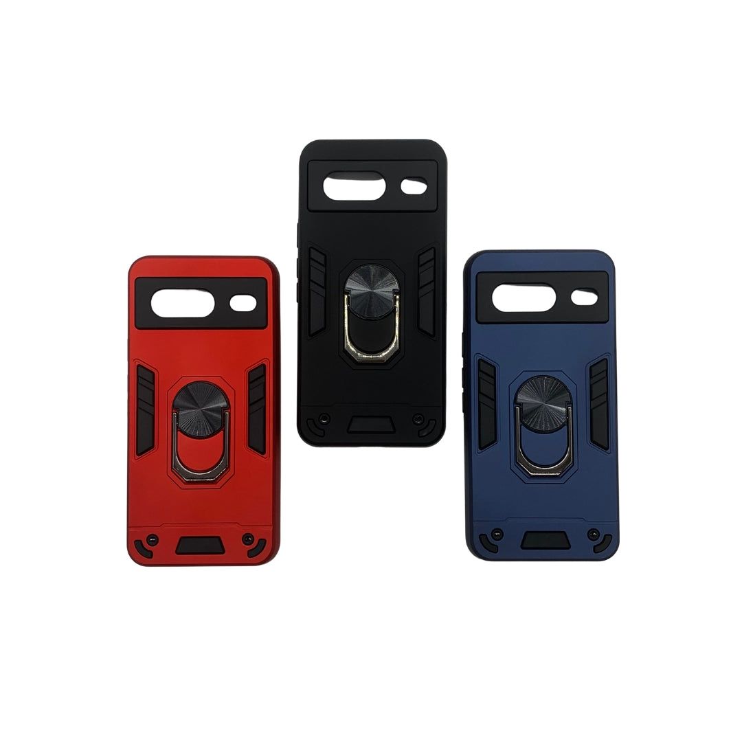 Google Pixel 8 Hard PC Case with ring holder Shockproof Slim back Cover