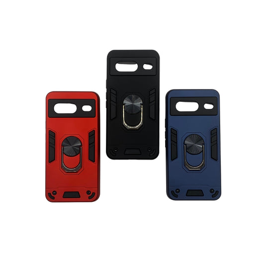 Google Pixel 8 Hard PC Case with ring holder Shockproof Slim back Cover