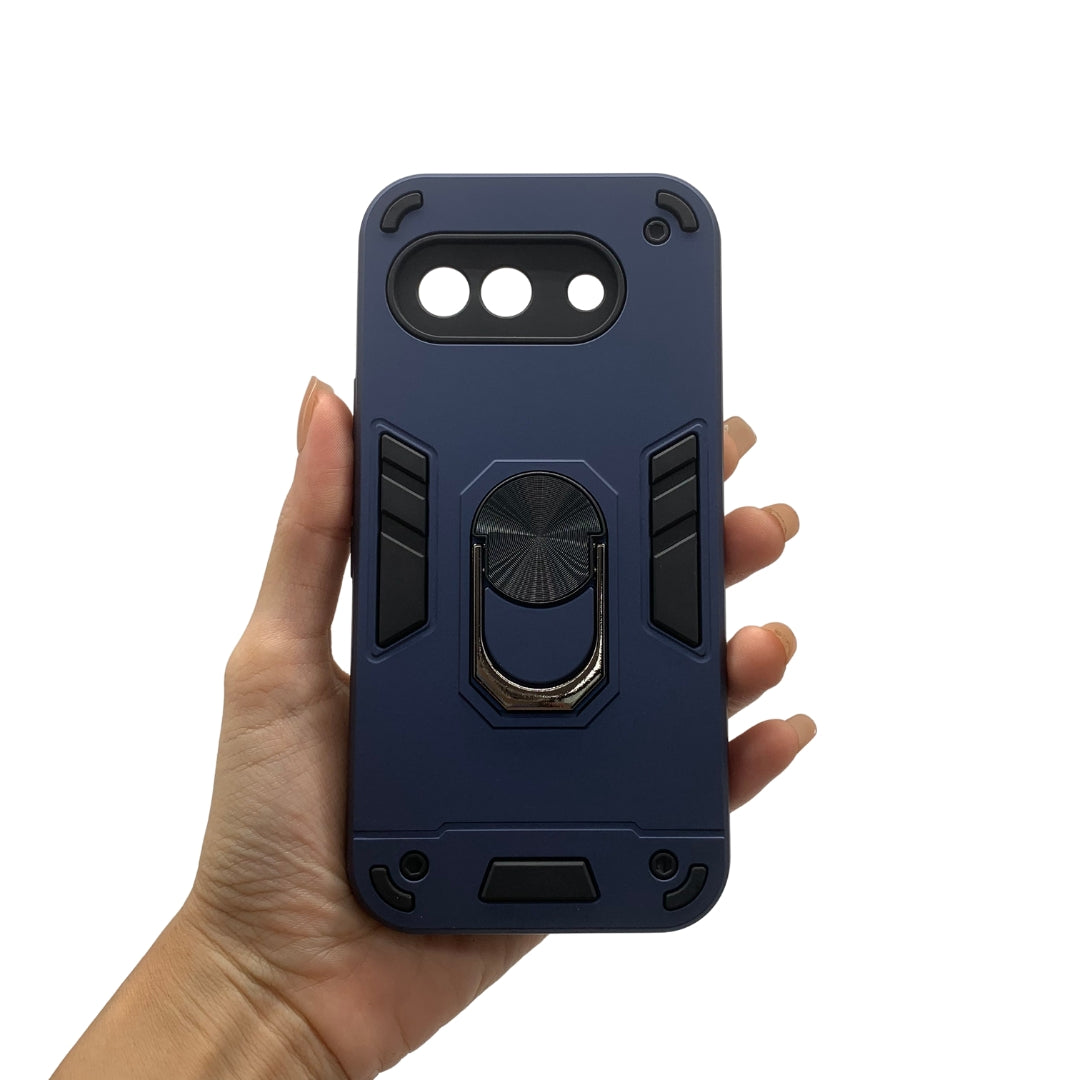 Google Pixel 9A Hard PC Case with ring holder Shockproof Slim back Cover