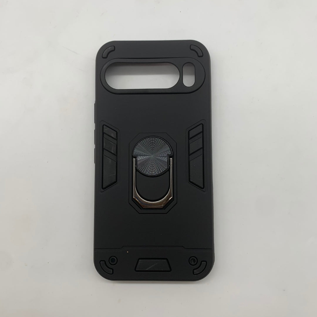 Google Pixel 9 Pro XL Hard PC Case with ring holder Shockproof Slim back Cover