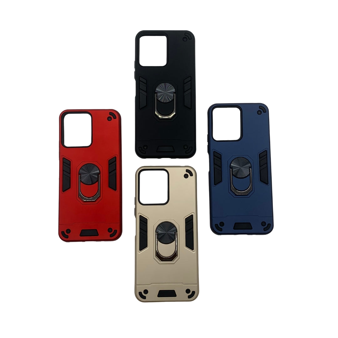 Redmi 12 4G Hard PC Case with ring holder Shockproof Slim back Cover