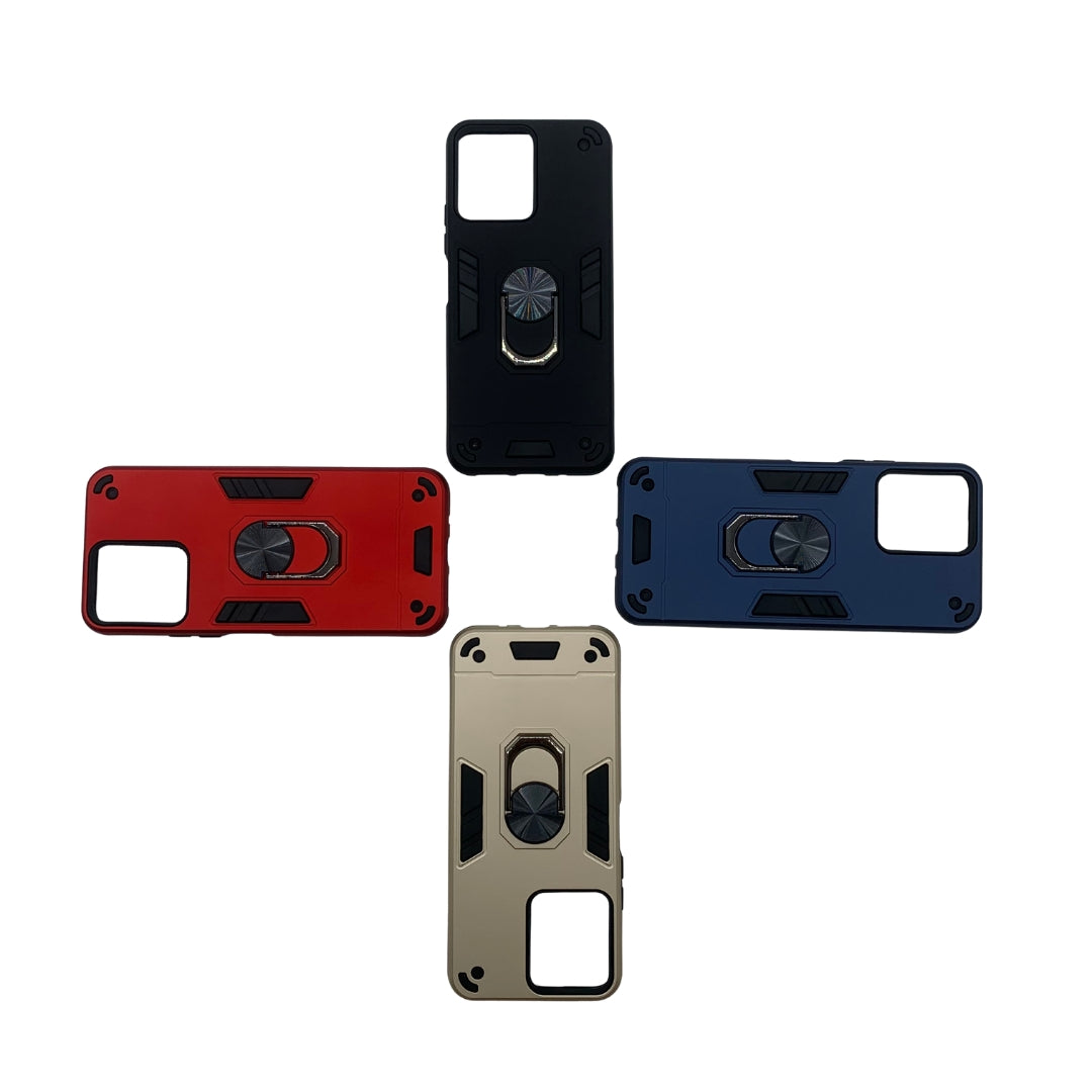 Redmi 12 4G Hard PC Case with ring holder Shockproof Slim back Cover