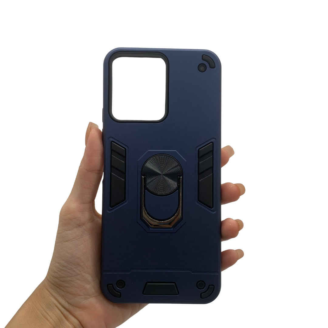 Redmi 12 4G Hard PC Case with ring holder Shockproof Slim back Cover