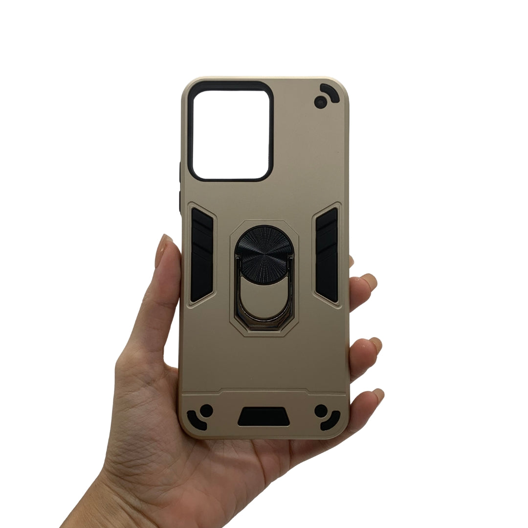 Redmi 12 4G Hard PC Case with ring holder Shockproof Slim back Cover