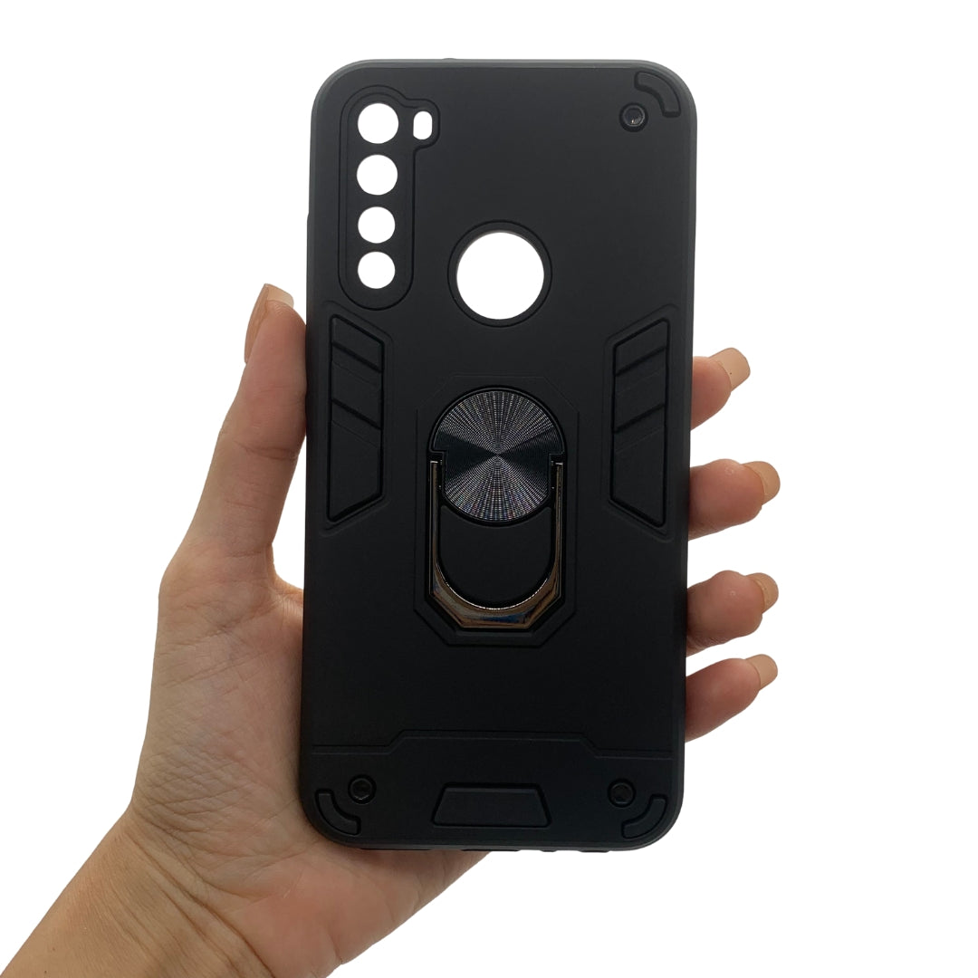 Redmi Note 8 Hard PC Case with ring holder Shockproof Slim back Cover