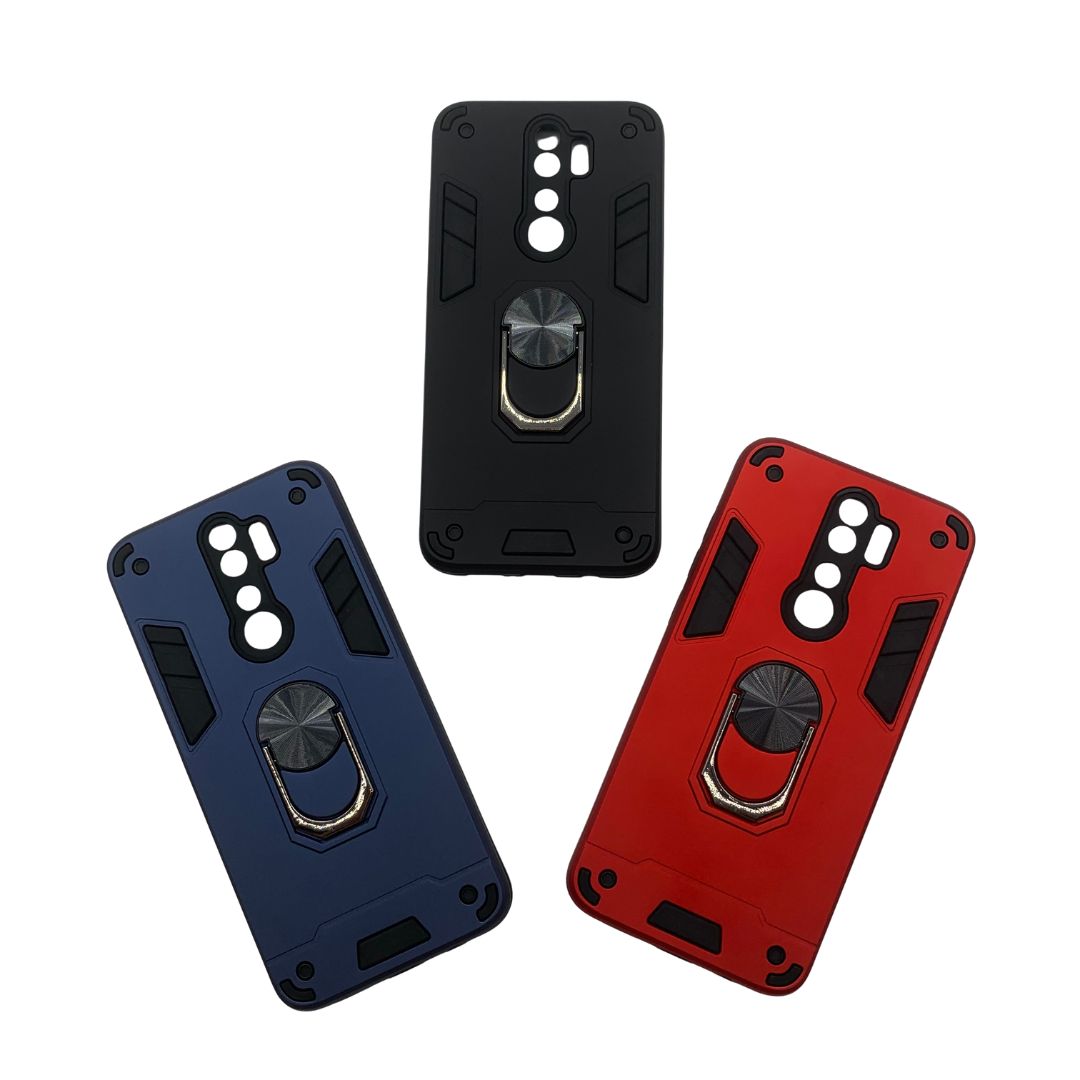 Redmi Note 8 Pro Hard PC Case with ring holder Shockproof Slim back Cover