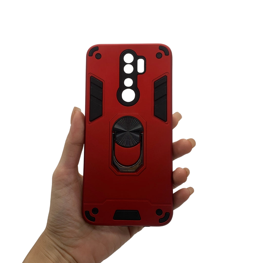 Redmi Note 8 Pro Hard PC Case with ring holder Shockproof Slim back Cover