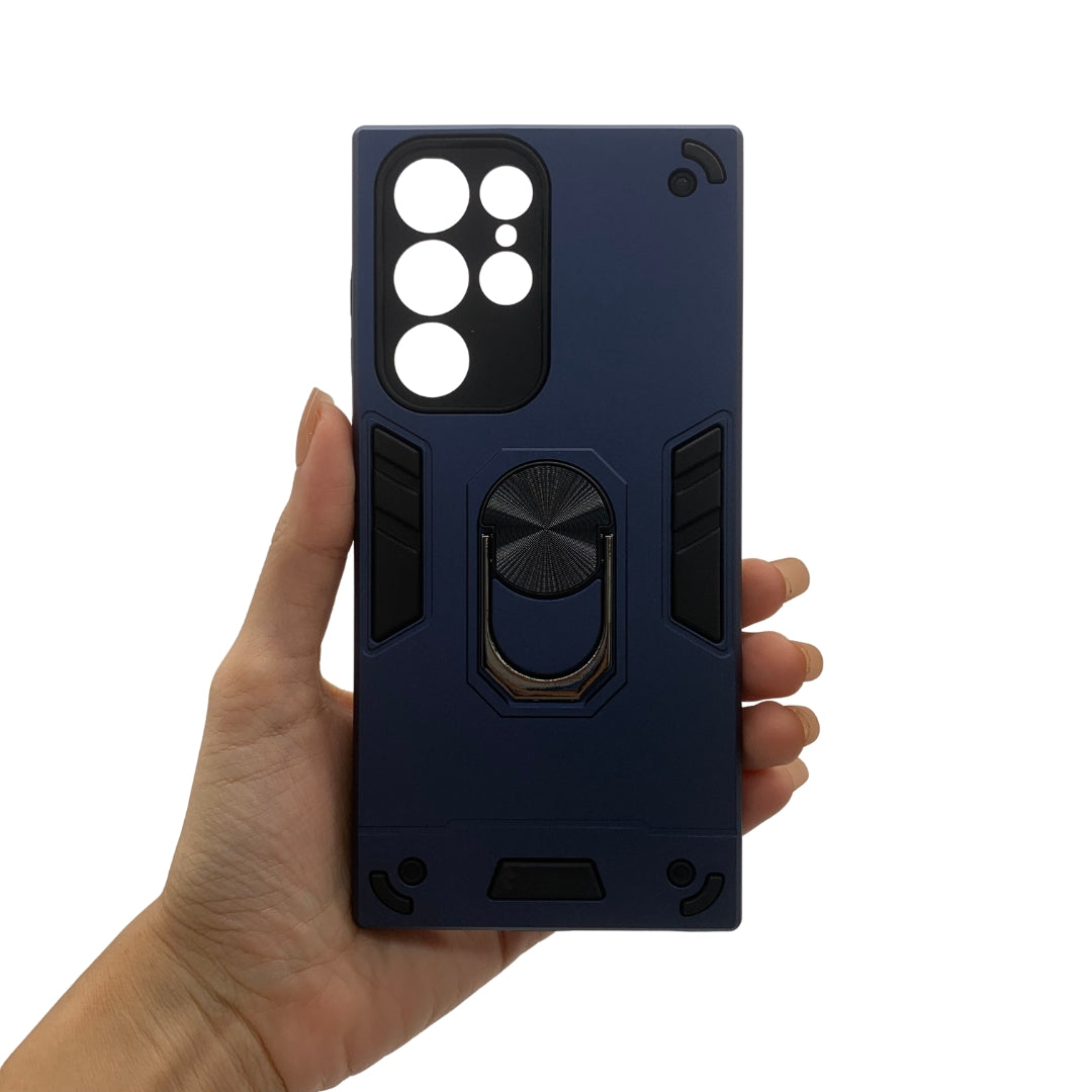 Samsung S22 Ultra Hard PC Case with ring holder Shockproof Slim back Cover