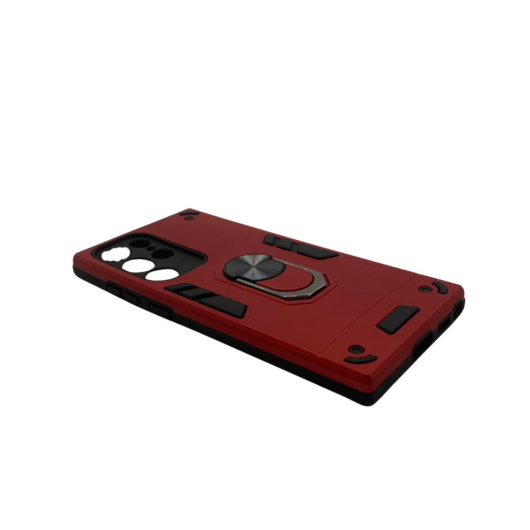 Samsung S22 Ultra Hard PC Case with ring holder Shockproof Slim back Cover