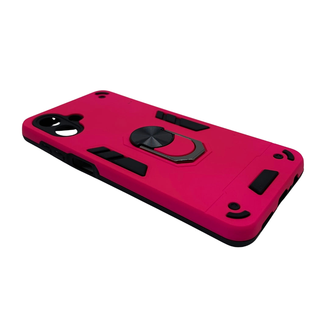 Samsung A07 Hard PC Case with Ring holder Shockproof armour back Cover